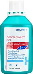 DESDERMAN PURE ALCOHOL HAND RUB ΑΛΚΟΟΛΙΚΟ ΔΙΑΛΥΜΑ ΓΙΑ ΑΠΟΛΥΜΑΝΣΗ ΧΕΡΙΩΝ 500ML SCHULKE