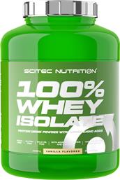 100% WHEY ISOLATE ΣΥΜΠΛΗΡΩΜΑ ΔΙΑΤΡΟΦΗΣ ΠΡΩΤΕΙΝΗΣ ΓΑΛΑΚΤΟΣ ΜΕ ΠΡΟΣΘΗΚΗ ΑΜΙΝΟΞΕΩΝ 2000G - VANILLA SCITEC NUTRITION