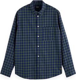 ΑΝΔΡΙΚΟ ΜΑΚΡΥΜΑΝΙΚΟ ΠΟΥΚΑΜΙΣΟ - RELAXED FIT LIGHTWEIGHT FLANNEL CHECK SCOTCH & SODA