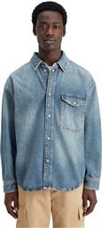 ΑΝΔΡΙΚΟ ΠΟΥΚΑΜΙΣΟ JACKET - OVERSIZED WASHED DENIM — FRISCO NIGHTS SCOTCH & SODA