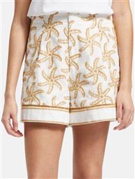 ΓΥΝΑΙΚΕΙΟ ΣΟΡΤΣ - STARFISH EMBROIDERED HIGH-RISE LINEN 177370 SC7281 SCOTCH & SODA