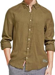 ΠΟΥΚΑΜΙΣΟ LINEN WITH ROLL-UP 177150 SC6895 ALGAE SCOTCH & SODA