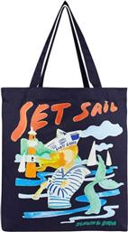 UNISEX TOTE ΤΣΑΝΤΑ - 3 CROSSES CANVAS SCOTCH & SODA