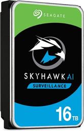 SKYHAWK AI SURVEILLANCE 16TB 3.5'' SATA HDD ΕΣΩΤΕΡΙΚΟΣ ΣΚΛΗΡΟΣ ΔΙΣΚΟΣ SEAGATE