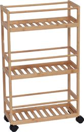 ΡΑΦΙΕΡΑ ΜΠΑΝΙΟΥ BAMBOO NATURAL ΜΕ 3 ΡΑΦΙΑ & ΡΟΔΑΚΙΑ 20X44,5X75ΕΚ. MRSHOME DS-1200000 (ΥΛΙΚΟ: BAMBOO, ΧΡΩΜΑ: NATURAL) - - SL-DS-1200000 SEALSKIN