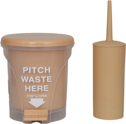 ΣΕΤ ΚΑΛΑΘΙ ΑΠΟΡΡΙΜΜΑΤΩΝ 5L ΜΕ ΠΙΓΚΑΛ ΠΛΑΣΤΙΚΟ ΜΠΕΖ MRSHOME DS-8957BGS (ΥΛΙΚΟ: ΠΛΑΣΤΙΚΟ, ΧΡΩΜΑ: ΜΠΕΖ) - - SL-DS-8957BGS SEALSKIN