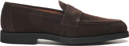 ΑΝΔΡΙΚΑ LOAFERS ΔΕΡΜΑΤΙΝΑ ''RYAN SUEDE POLARIS'' - L771176W-901R ΚΑΦΕ SEBAGO