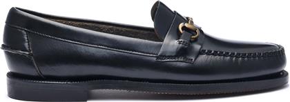 ΓΥΝΑΙΚΕΙΑ LOAFERS ΔΕΡΜΑΤΙΝΑ ΜΕ ΑΓΚΡΑΦΑ ''CLASSIC JOE W'' - L7001CD0-902R ΜΑΥΡΟ SEBAGO