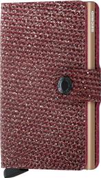 ΔΕΡΜΑΤΙΝΟ ΠΟΡΤΟΦΟΛΙ MINIWALLET SPARKLE RED ΧΡΩΜΑ: ΚΟΚΚΙΝΟ SECRID