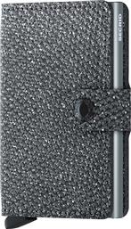 ΔΕΡΜΑΤΙΝΟ ΠΟΡΤΟΦΟΛΙ MINIWALLET SPARKLE SILVER ΧΡΩΜΑ: ΑΣΗΜΙ SECRID