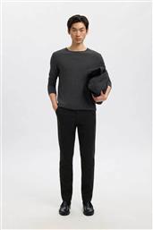 ΑΝΔΡΙΚΟ ΠΑΝΤΕΛΟΝΙ CHINO ΜΟΝΟΧΡΩΜΟ SLIM FIT - 16087663 ΜΑΥΡΟ SELECTED