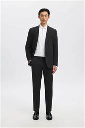 ΑΝΔΡΙΚΟ ΠΑΝΤΕΛΟΝΙ ΜΟΝΟΧΡΩΜΟ SLIM FIT - 16087825 ΜΑΥΡΟ SELECTED