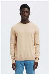 ΑΝΔΡΙΚΟ ΠΟΥΛΟΒΕΡ ΜΟΝΟΧΡΩΜΟ REGULAR FIT - 16074682 ΜΠΕΖ SELECTED