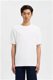 ΑΝΔΡΙΚΟ T-SHIRT ΜΟΝΟΧΡΩΜΟ RELAXED FIT - 16077385 ΛΕΥΚΟ SELECTED