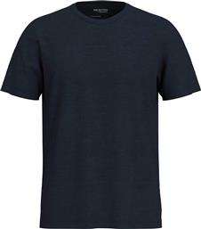 ΑΝΔΡΙΚΟ T-SHIRT SLUB TEXTURED REGULAR FIT - 16092508 ΜΠΛΕ ΣΚΟΥΡΟ SELECTED