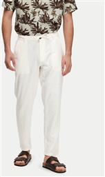 ΠΑΝΤΕΛΟΝΙ CHINO 16087636 ΛΕΥΚΟ SLIM TAPERED FIT SELECTED HOMME