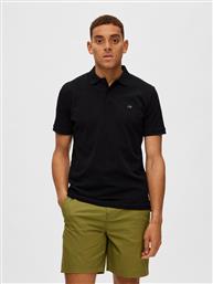 POLO 16087839 ΜΑΥΡΟ REGULAR FIT SELECTED HOMME