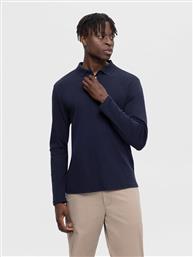 POLO 16090424 ΣΚΟΥΡΟ ΜΠΛΕ SLIM FIT SELECTED HOMME