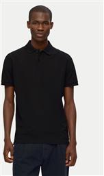 POLO 16095851 ΜΑΥΡΟ SLIM FIT SELECTED HOMME