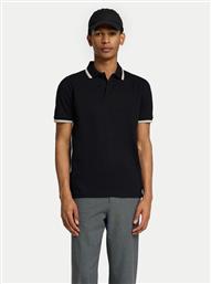 POLO 16095852 ΜΑΥΡΟ SLIM FIT SELECTED HOMME