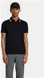 POLO 16095852 ΜΑΥΡΟ SLIM FIT SELECTED HOMME