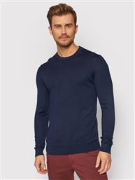 ΠΟΥΛΟΒΕΡ TOWN 16079772 ΣΚΟΥΡΟ ΜΠΛΕ REGULAR FIT SELECTED HOMME