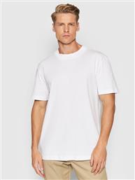 T-SHIRT COLMAN 16077385 ΛΕΥΚΟ RELAXED FIT SELECTED HOMME από το MODIVO