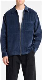 SLH-JAKE CORD OVERSHIRT LS ZIP NOOS SELECTED