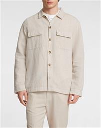 SLH-LEROY LINEN BLEND OVERSHIRT LS NOOS SELECTED