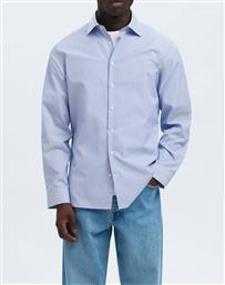SLHSLIM-LUX POPLIN MIX SHIRT LS NOOS SELECTED