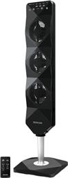 SLIM SFN5040BLK ΑΝΕΜΙΣΤΗΡΑΣ ΔΑΠΕΔΟΥ 90W 15CM ΜΕ ΤΗΛΕΧΕΙΡΙΣΤΗΡΙΟ SENCOR