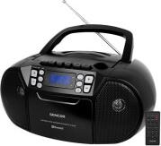 SPT 3907 B CASSETTE PLAYER WITH CD BT MP3 USB AUX AND FM RADIO BLACK SENCOR από το e-SHOP