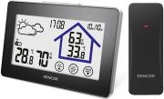 SWS 2999 COLOR WEATHER STATION WITH WIRELESS TEMPERATURE AND HUMIDITY SENSOR SENCOR