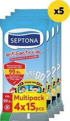 ΑΝΤΙΒΑΚΤΗΡΙΑΚΑ ΜΑΝΤΗΛΑΚΙΑ REFRESH 15ΤΕΜ. KIDS ON THE GO 4Χ15ΤΕΜ 5ΤΜΧ SEPTONA