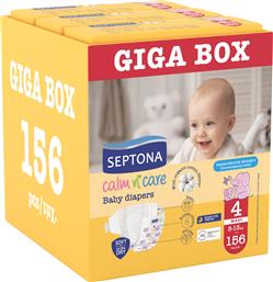 CALM N' CARE BABY DIAPERS GIGA BOX MAXI NO4 (8-13KG) 156 ΤΕΜΑΧΙΑ (3X52 ΤΕΜΑΧΙΑ) SEPTONA