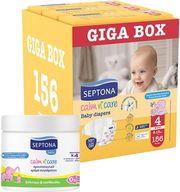 CALM N' CARE ΠΑΝΕΣ MAXI NO4 (8-13KG) 156 (3X52ΤΕΜ) GIGA BOX +ΔΩΡΟ ΚΡΕΜΑ ΣΥΓΚΑΜΑΤΟΣ 250ML SEPTONA