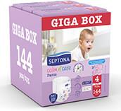 CALM N' CARE ΠΑΝΕΣ-ΒΡΑΚΑΚΙΑ MAXI NO4 (7-13KG) 144 (3X48ΤΕΜ) GIGA BOX SEPTONA