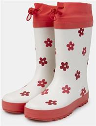 ΠΑΙΔΙΚΕΣ ΓΑΛΟΤΣΕΣ ΓΙΑ ΚΟΡΙΤΣΙΑ RED FLOWERS (ΜΕΓΕΘΗ 23-32) - ΚΟΚΚΙΝΟ SERGENT MAJOR