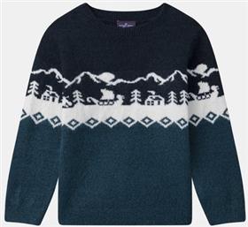 ΠΑΙΔΙΚΟ ΠΟΥΛΟΒΕΡ ΓΙΑ ΑΓΟΡΙΑ CHRISTMAS RIDE - ΜΠΛΕ SERGENT MAJOR