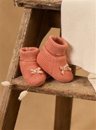 ΒΡΕΦΙΚΑ ΠΑΠΟΥΤΣΙΑ ΑΓΚΑΛΙΑΣ ΓΙΑ ΚΟΡΙΤΣΙΑ FLORAL BOWS - ΡΟΖ SERGENT MAJOR