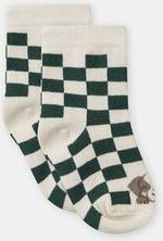 ΒΡΕΦΙΚΕΣ ΚΑΛΤΣΕΣ ΓΙΑ ΑΓΟΡΙΑ CHEQUERED PUPPY - ΛΕΥΚΟ SERGENT MAJOR