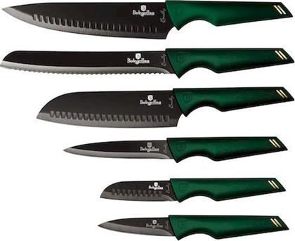ΣΕΤ ΜΑΧΑΙΡΙΑ EMERALD COLLECTION ΑΠΟ ΑΝΟΞΕΙΔΩΤΟ ΑΤΣΑΛΙ 6 ΤΜΧ BERLINGER HAUS