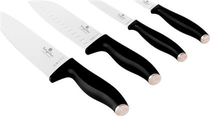 ΣΕΤ ΜΑΧΑΙΡΙΑ BLACK ROSE COLLECTION ΑΠΟ ΑΝΟΞΕΙΔΩΤΟ ΑΤΣΑΛΙ 4 ΤΜΧ BERLINGER HAUS