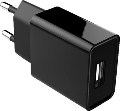 USB WALL CHARGER 2,4A BLACK SETTY