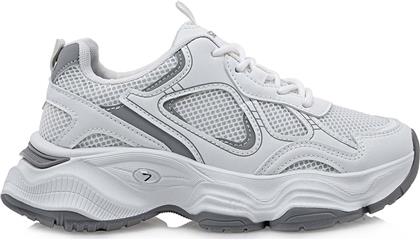 ΓΥΝΑΙΚΕΙΑ SNEAKERS ΜΕ MESH ΣΧΕΔΙΟ - V130E2062173 ΛΕΥΚΟ SEVEN