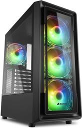 ΚΟΥΤΙ DESKTOP TK4 RGB GAMING MIDI TOWER - ΜΑΥΡΟ SHARKOON