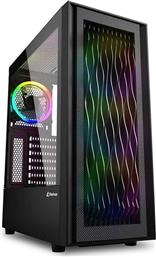 RGB WAVE GAMING FULL TOWER PC CASE BLACK (39838340) (SHR39838340) SHARKOON