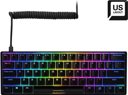 SKILLER SGK50 S4 GAMING ΜΗΧΑΝΙΚΟ ΕΝΣΥΡΜΑΤΟ ΠΛΗΚΤΡΟΛΟΓΙΟ RGB ΜΑΥΡΟ ΑΓΓΛΙΚΑ (US) SHARKOON