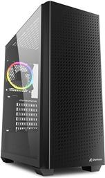 VS9 RGB GAMING MIDI TOWER ΚΟΥΤΙ ΥΠΟΛΟΓΙΣΤΗ ΜΕ ΠΛΑΙΝΟ ΠΑΡΑΘΥΡΟ ΜΑΥΡΟ (VS9RGBBK) (SHRVS9RGBBK) SHARKOON