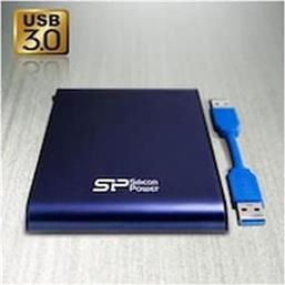 A80ANTI-SHOCK USB 3.0 HDD 2TB 2.5 - ΜΠΛΕ SILICON POWER από το PUBLIC
